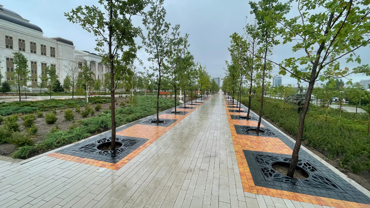 Приствольная решетка для дерева ZKING CRUST 1.2х1.2м Черная в Махачкале фото