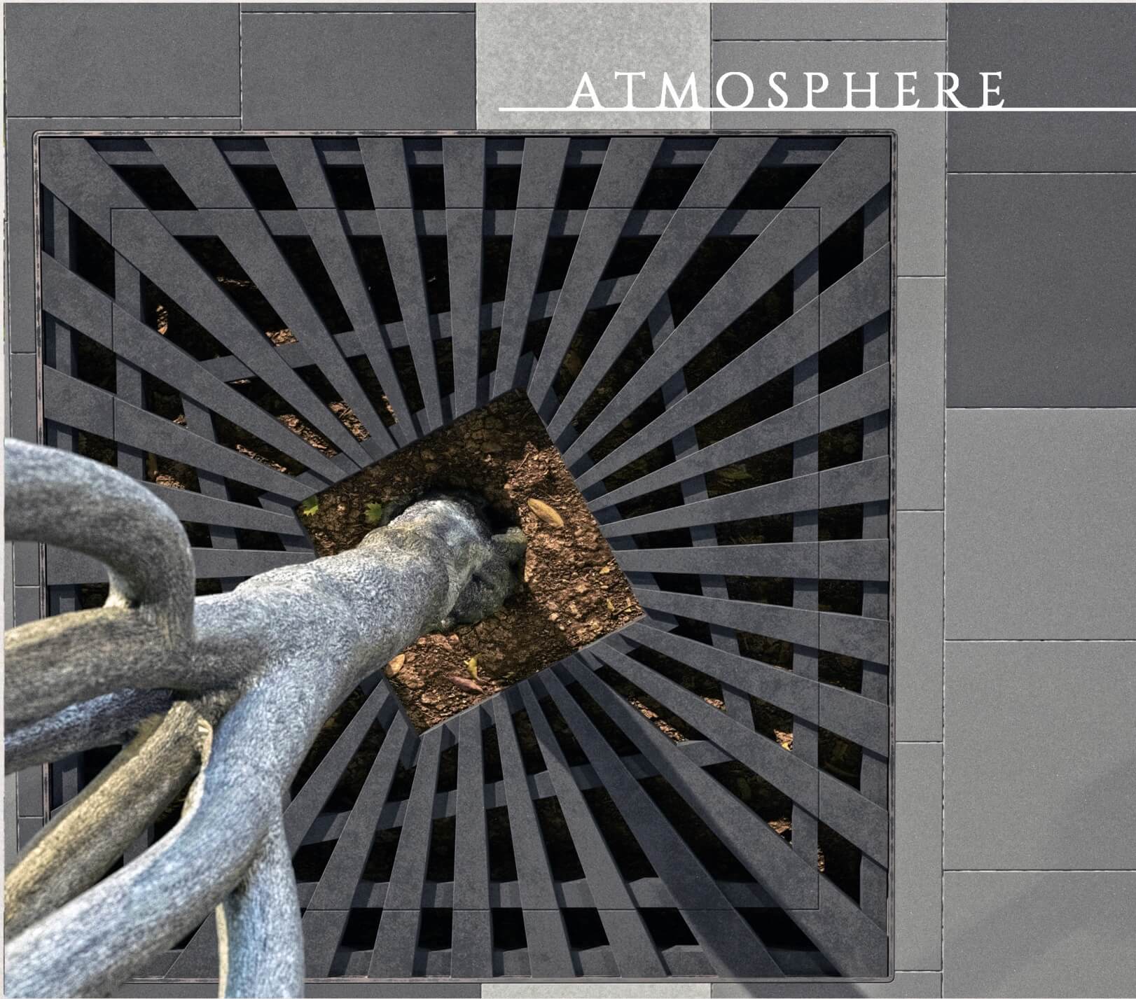 Приствольная решетка для дерева ZKING ATMOSPHERE 1.2х1.2м Черная в Махачкале фото