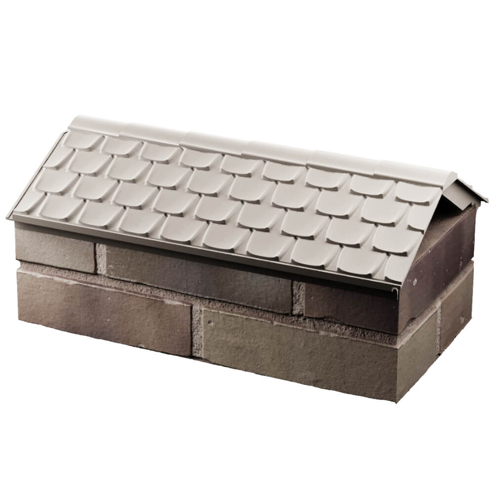 Парапет Zking Эльбрус Бежевый с посадкой на 1 кирпич (255мм) в Махачкале фото