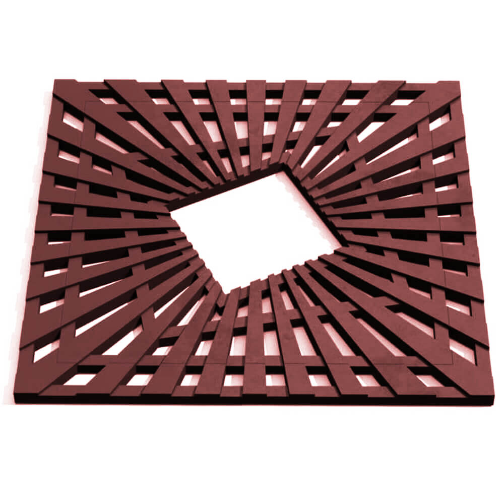 Приствольная решетка для дерева ZKING ATMOSPHERE 1.2х1.2м Коричневая Махачкала фото