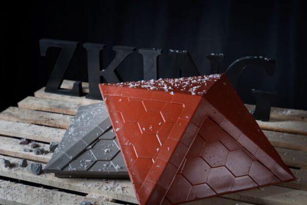 Колпак Zking Эверест Красный на столб 1.5х1.5 кирпича (390х390мм) в Махачкале фото