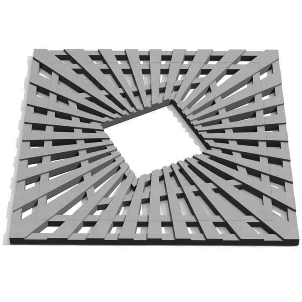 Приствольная решетка для дерева ZKING ATMOSPHERE 1.2х1.2м Серая Махачкала фото