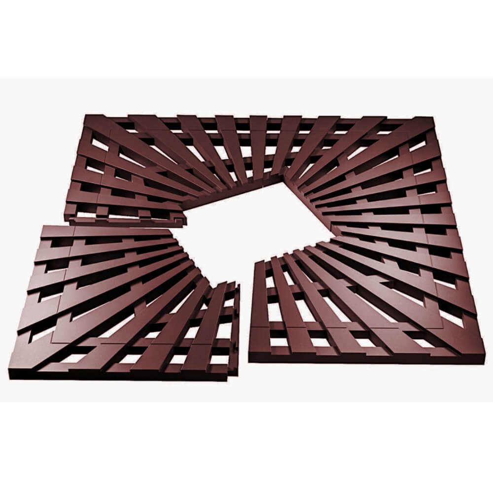 Приствольная решетка для дерева ZKING ATMOSPHERE 1.2х1.2м Коричневая в Махачкале фото