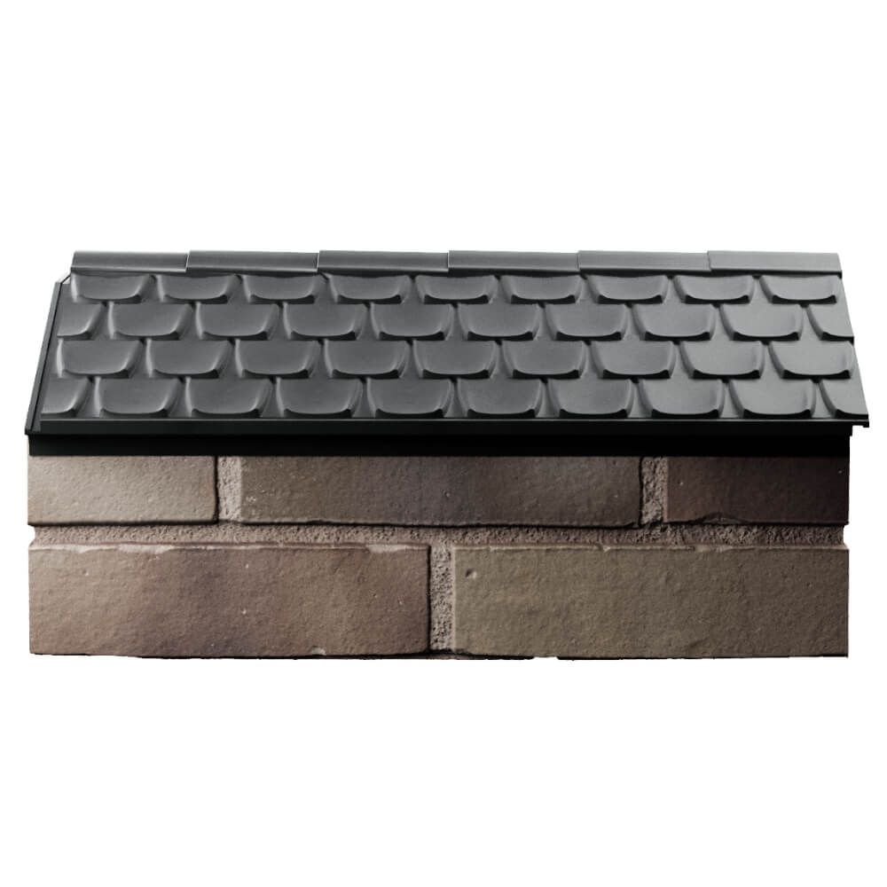Парапет Zking Эльбрус Серый с посадкой на 1 кирпич (255мм) в Махачкале фото