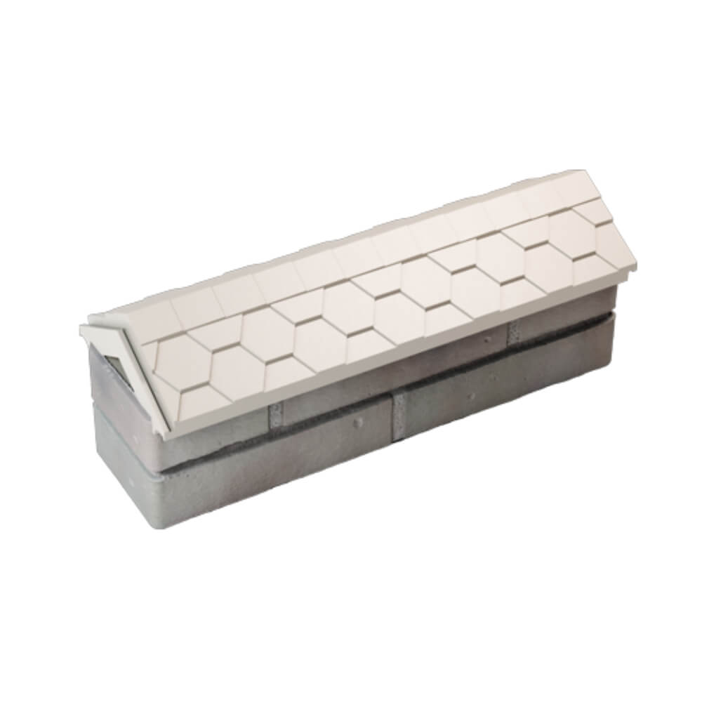 Парапет Zking Эверест Бежевый с посадкой на 0.5 кирпича (130мм) в Махачкале фото