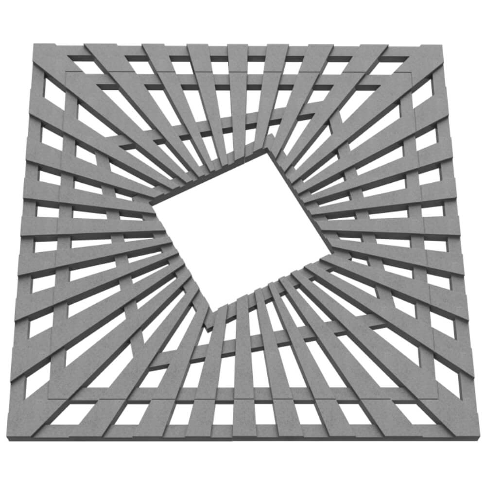 Приствольная решетка для дерева ZKING ATMOSPHERE 1.2х1.2м Серая в Махачкале фото