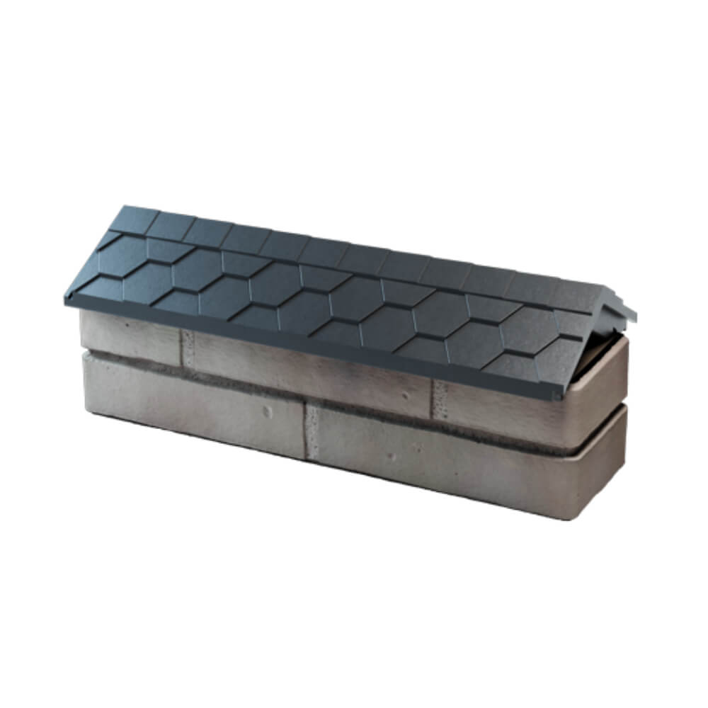 Парапет Zking Эверест Серый с посадкой на 0.5 кирпича (130мм) в Махачкале фото