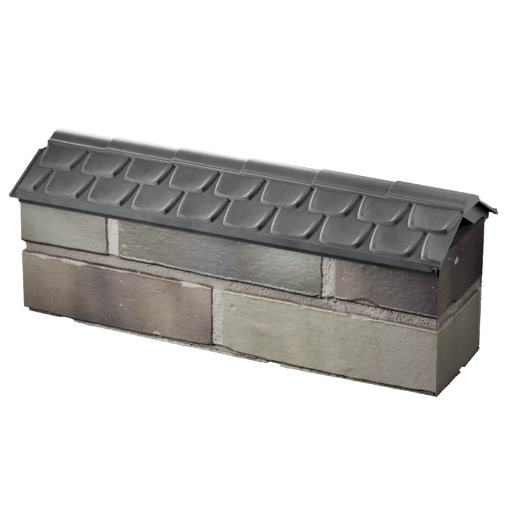 Парапет Zking Эльбрус Серый с посадкой на 0.5 кирпича (130мм) в Махачкале фото