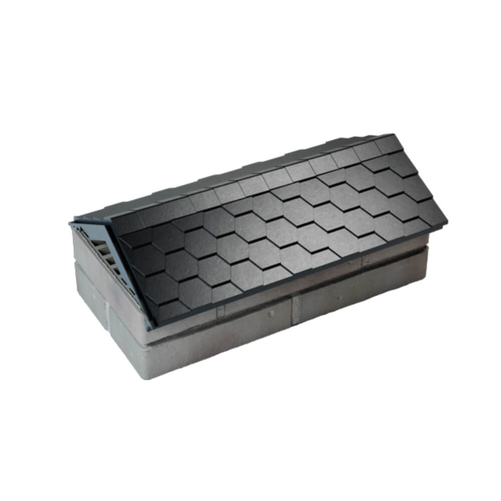 Парапет Zking Эверест Черный с посадкой на 1 кирпич (200/225/255мм) в Махачкале фото