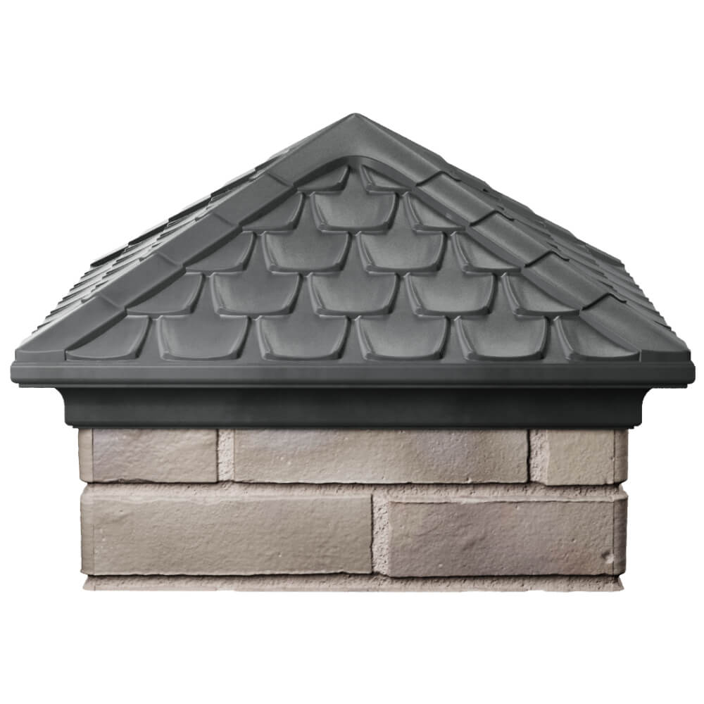 Колпак Zking Эльбрус Серый на столб 1.5х1.5 кирпича (385х385мм) Махачкала фото