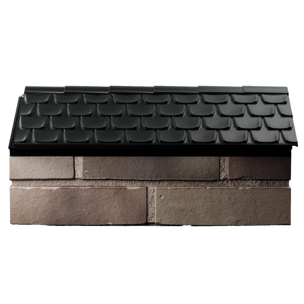 Парапет Zking Эльбрус Черный с посадкой на 1 кирпич (255мм) в Махачкале фото