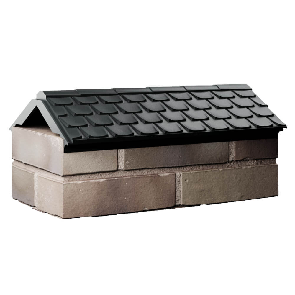 Парапет Zking Эльбрус Черный с посадкой на 1 кирпич (255мм) Махачкала фото