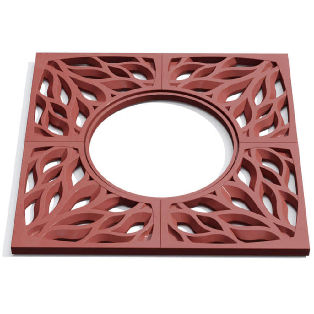 Приствольная решетка для дерева ZKING CRUST 1.2х1.2м Красная Махачкала фото