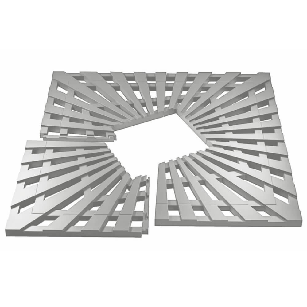 Приствольная решетка для дерева ZKING ATMOSPHERE 1.2х1.2м Бежевая в Махачкале фото