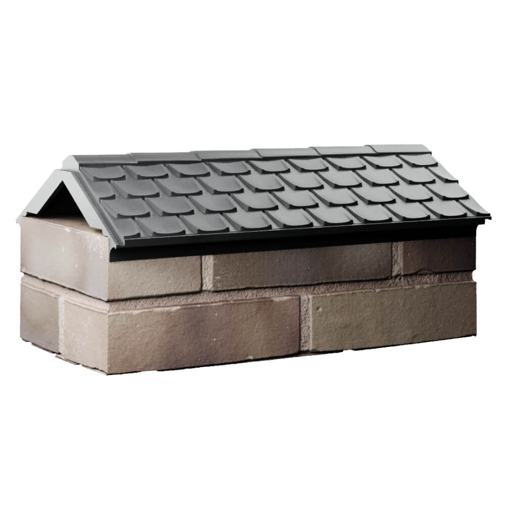 Парапет Zking Эльбрус Серый с посадкой на 1 кирпич (255мм) Махачкала фото