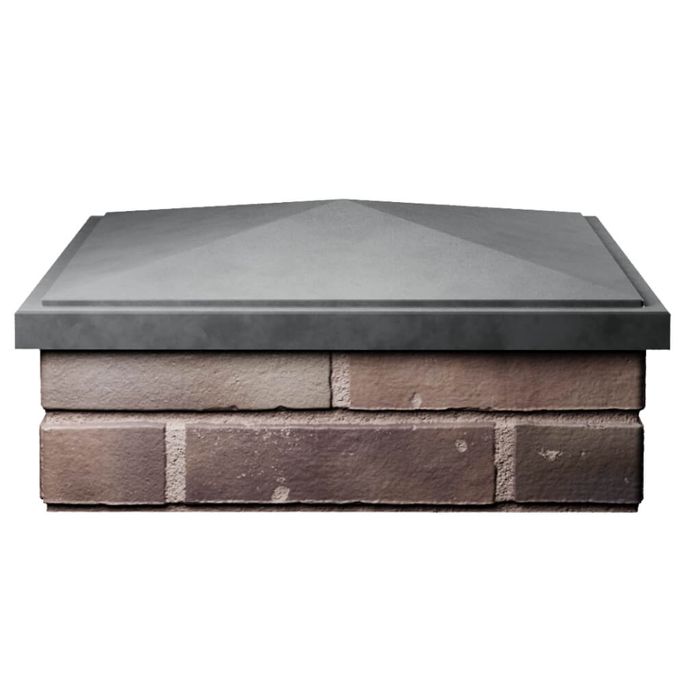 Колпак Zking БонаМоно Серый на столб 2х2 кирпича (515х515, 530х530мм) Махачкала фото