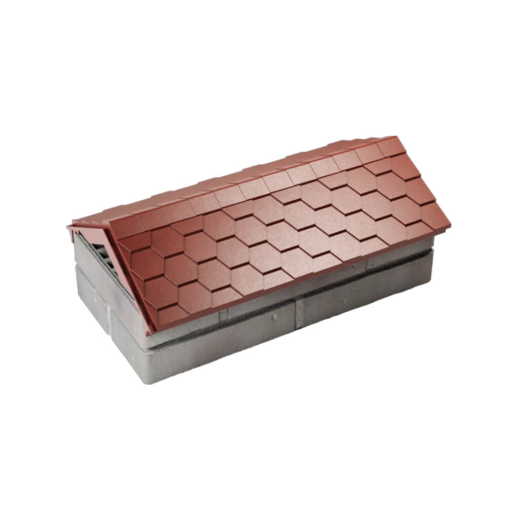 Парапет Zking Эверест Красный с посадкой на 1 кирпич (200/225/255мм) в Махачкале фото