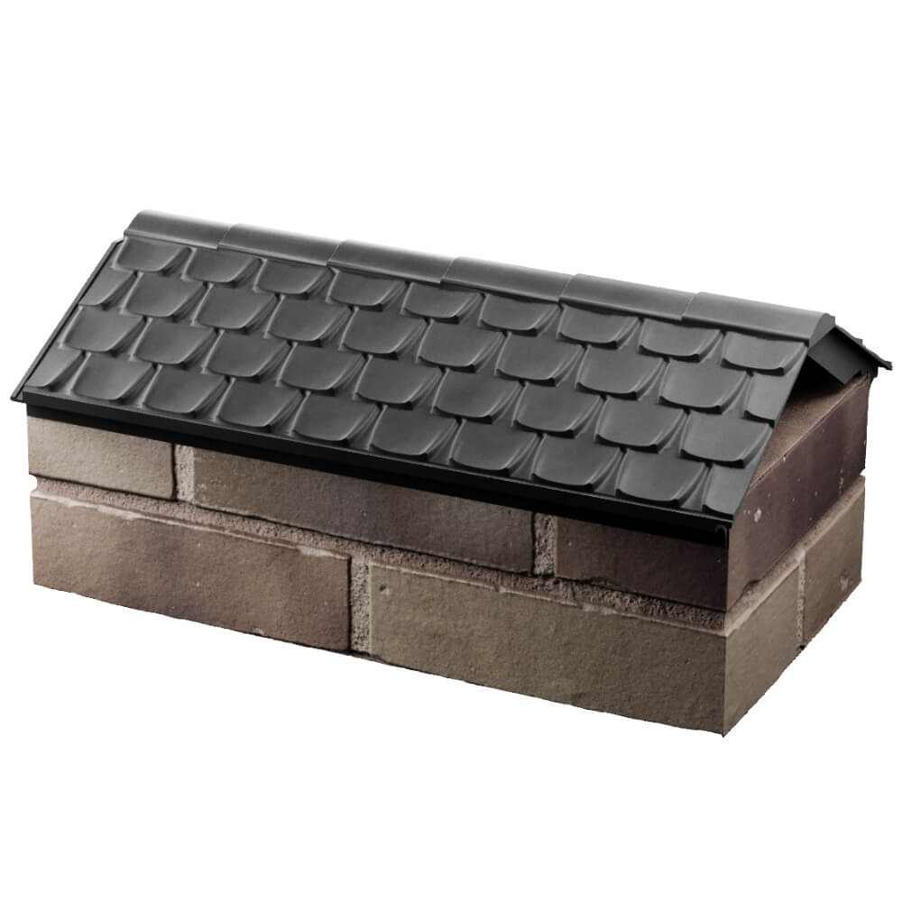 Парапет Zking Эльбрус Серый с посадкой на 1 кирпич (255мм) в Махачкале фото