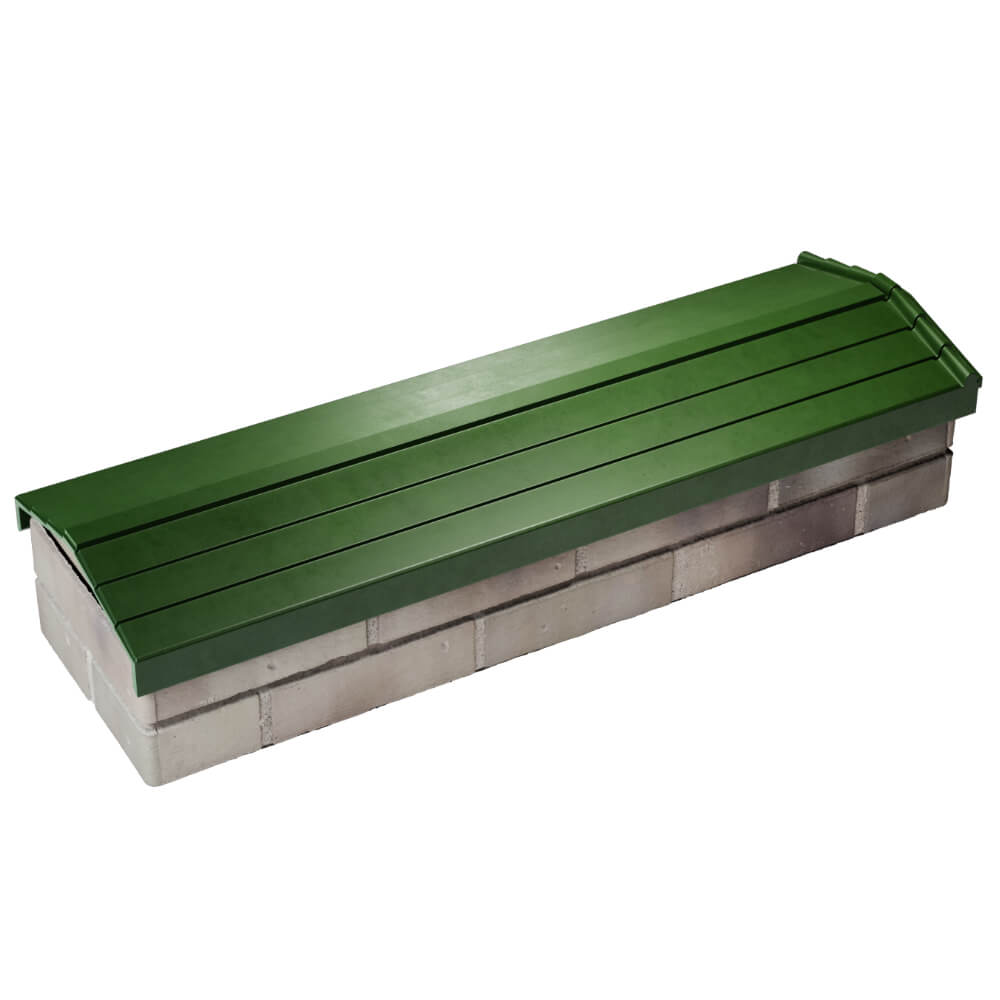 Парапет Zking Бона ХайТек Зеленый посадка на 0.5 кирпича (130мм) в Махачкале фото