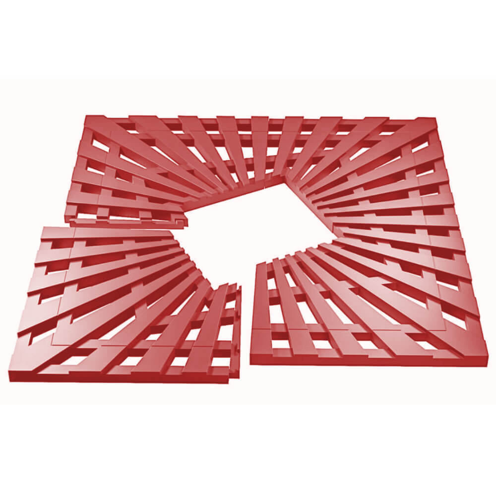 Приствольная решетка для дерева ZKING ATMOSPHERE 1.2х1.2м Красная в Махачкале фото