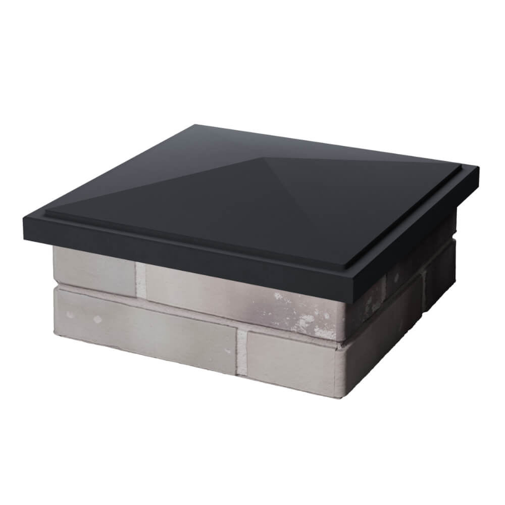 Колпак Zking БонаМоно Серый на столб 1.5х1.5 кирпича (385х385, 400х400мм) в Махачкале фото