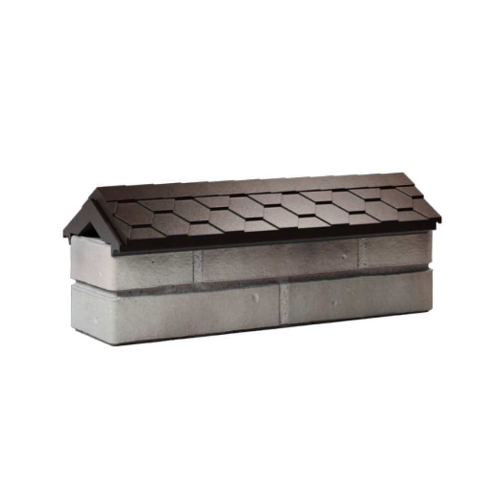 Парапет Zking Эверест Коричневый с посадкой на 0.5 кирпича (130мм) Махачкала фото