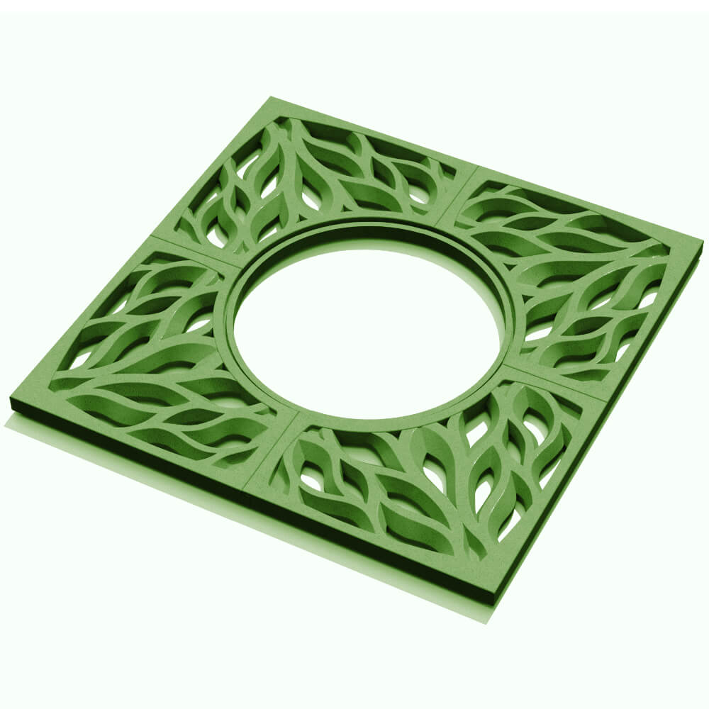 Приствольная решетка для дерева ZKING CRUST 1.2х1.2м Зеленая в Махачкале фото