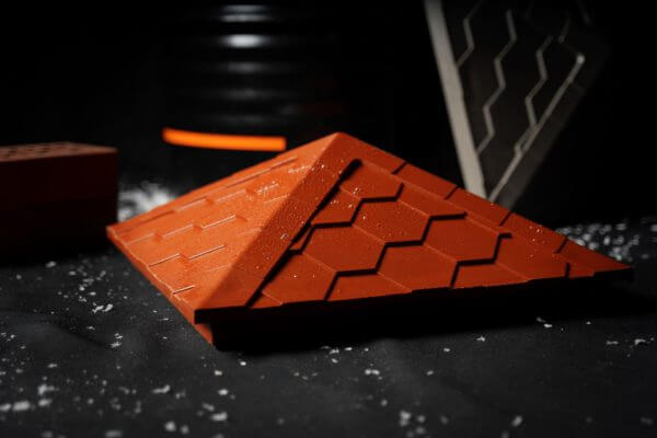 Колпак Zking Эверест Красный на столб 1.5х1.5 кирпича (390х390мм) в Махачкале фото