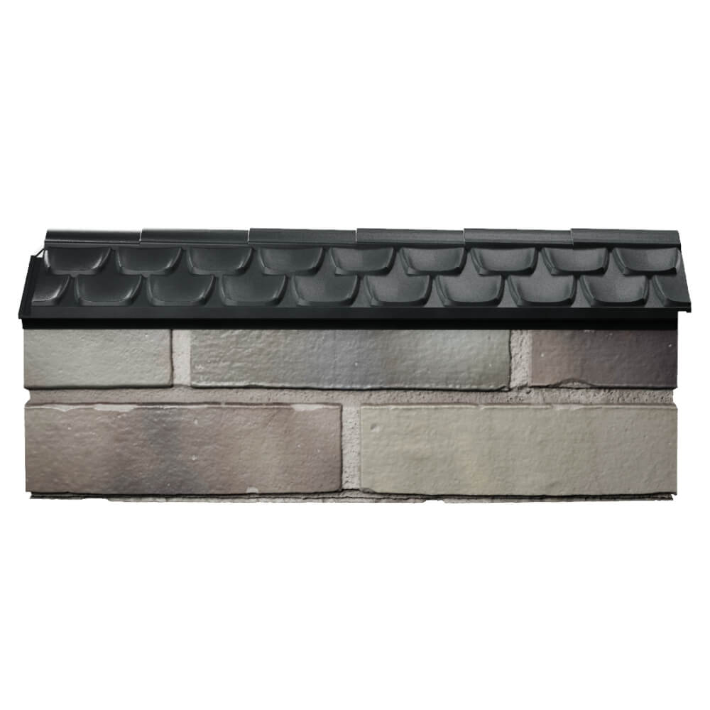 Парапет Zking Эльбрус Черный с посадкой на 0.5 кирпича (130мм) в Махачкале фото